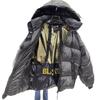 Black and Gold Down Jacket Women's Short Winter New Couple Men's and Women's Thickened High-end Coat