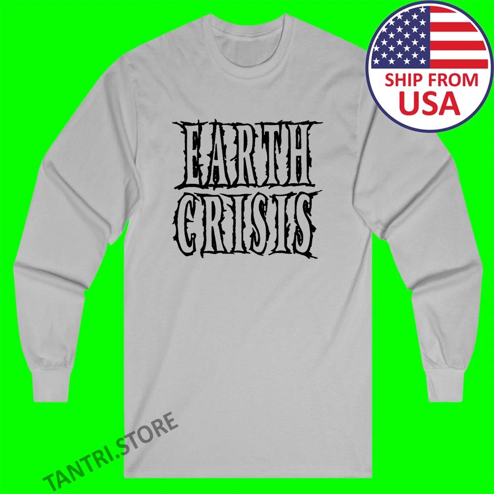 Earth Crisis Men s Grey Size S to 2XL 3XL