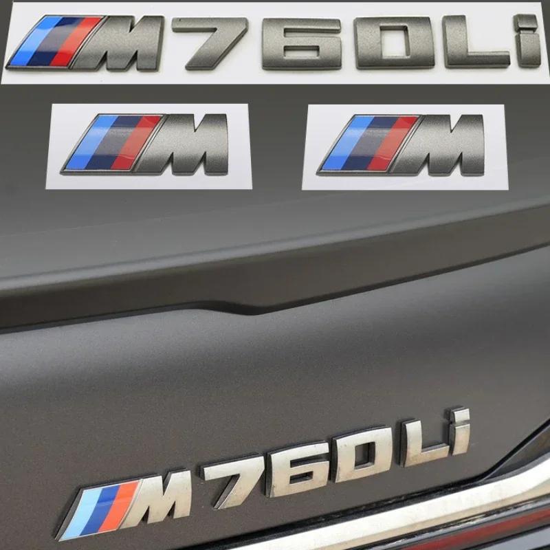 For BMW M 5.5cm Sticker M135I M240D M340I M550D M440D M135D M760LI M140D Modified Digital Displacement Standard ABS Rear Logo rvbf26
