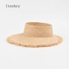 Fashion Summer New Raffia Empty Top Sun Hat Women Casual  Vacation Beach Hat Ladies Seaside Travel Sunshade Straw Hat