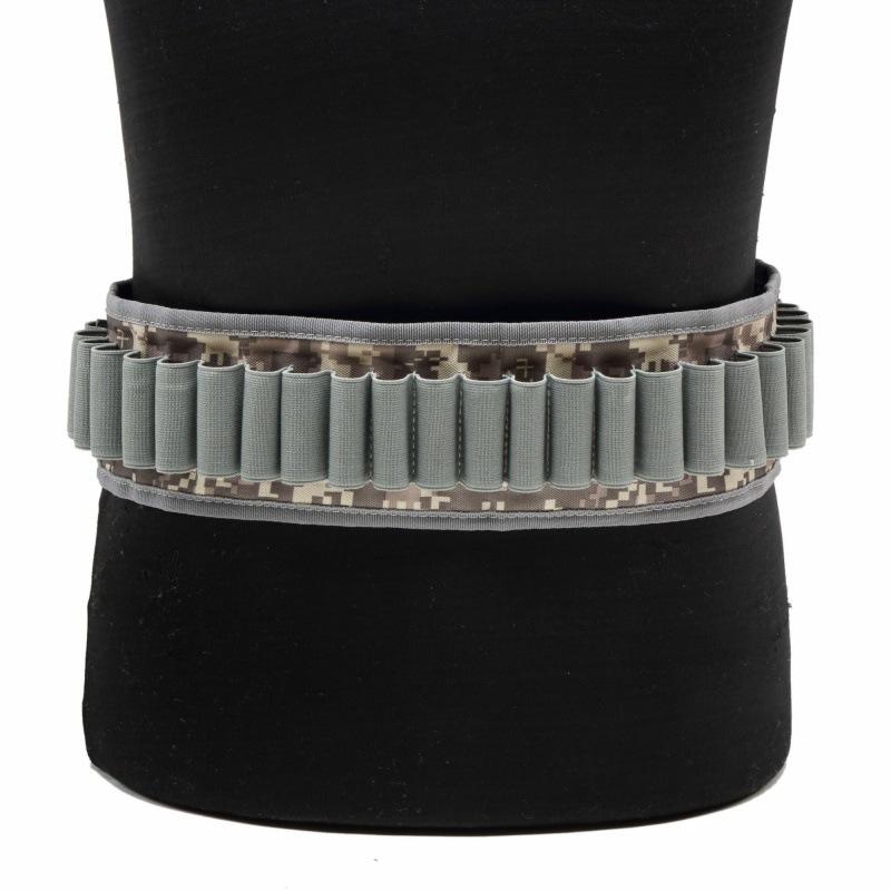 Tactical 27/30 Rounds Shotgun Bandolier Belt Adjustable Shotgun Shell Carrier Ammo Pouch Holder for 12 Gauge Hunting Accessories