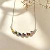 Women's Summer Rainbow Gem Smile Necklace - High-End Fashion Choker
