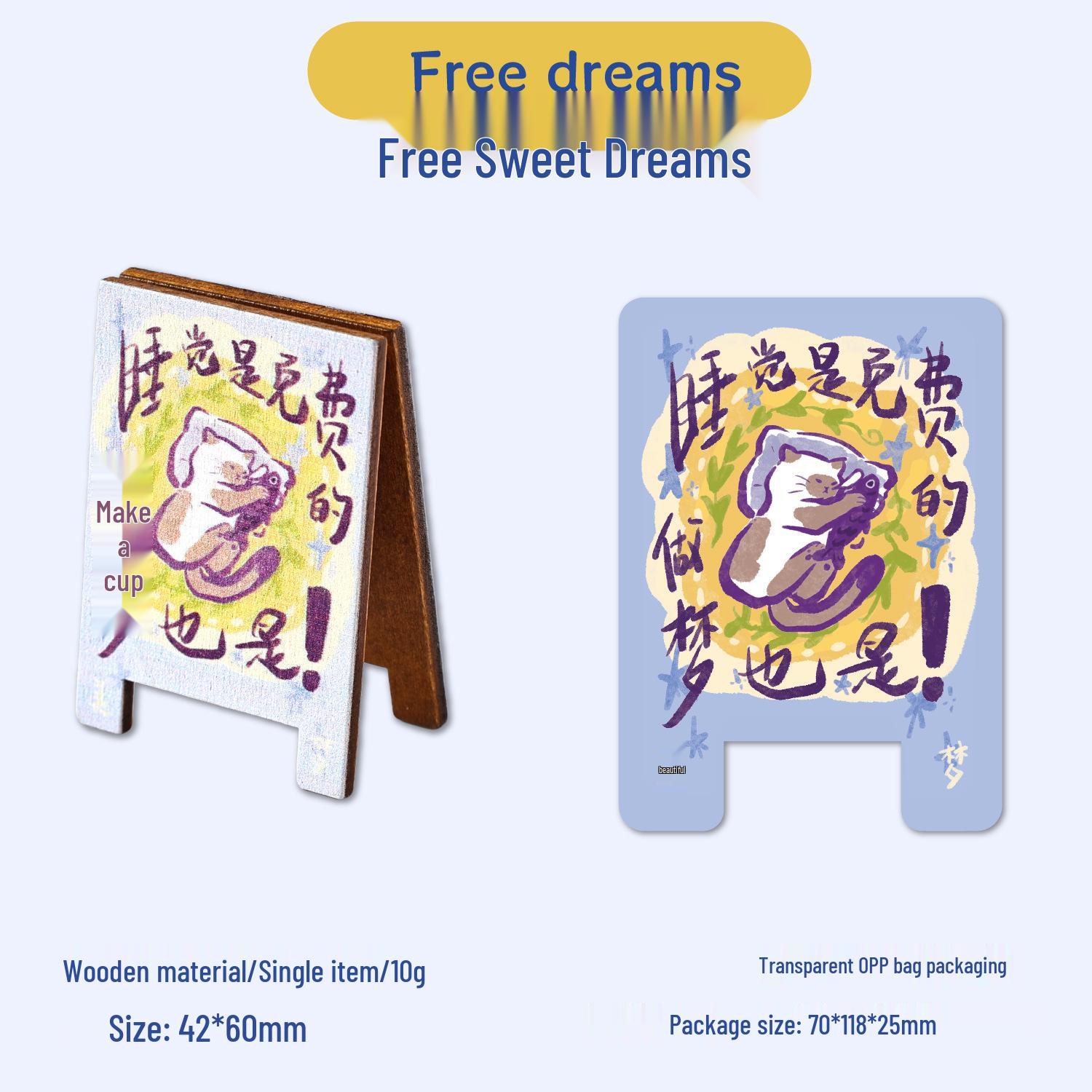 Yue Zhen Cute Graffiti Vertical Sticky Note & Photo Card Holder Clip