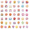 10/50pcs Kawaii Flower Stickers Cute Sunflower Rewards Graffiti Stickers for DIY Luggage Laptop  Bicycle Sticker