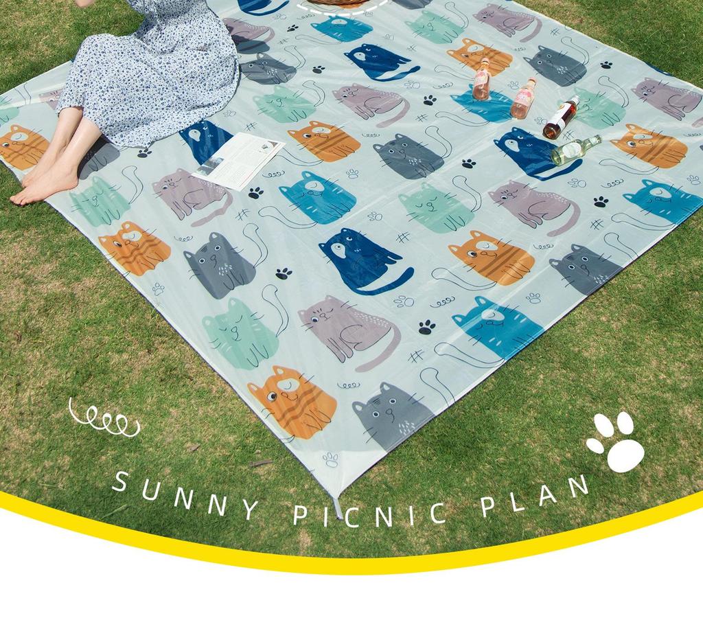 Ultraleichte tragbare wasserdichte Picknickmatte – faltbar und feuchtigkeitsbeständig für Gras und Strand