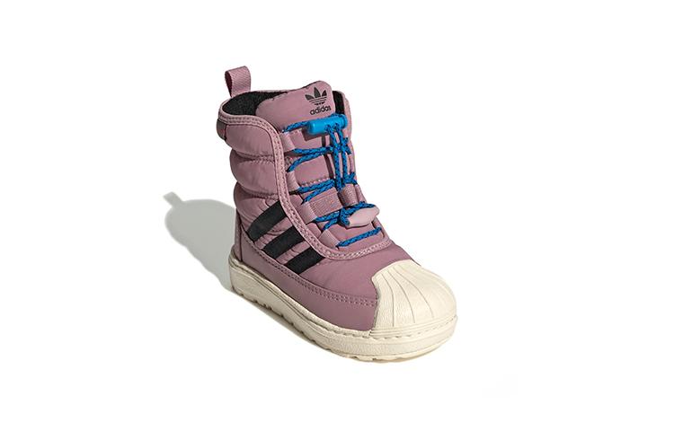 adidas Originals SUPERSTAR 360 2.0 Slip Resistant Cushioning High Top Toddler Shoes Taro Purple Infant And Toddler GV9066