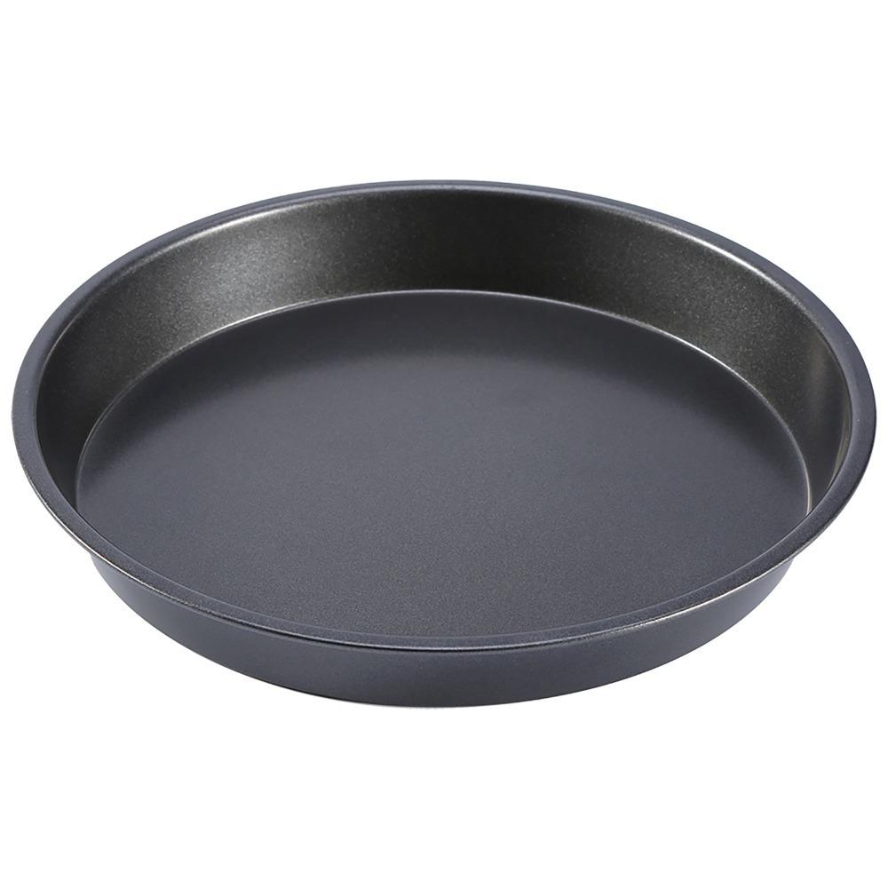 Round Baking Tray Non Stick Baking Dishes Multipurpose Pizza Pan  Lasagna Pizza Biscuit Brownies чёрный