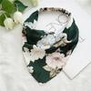 Chiffon Printing Flower Bandana Hair Scarf Headband for Women Vintage Long Ribbon Scrunchie Beach Bandanas Hair Accessories