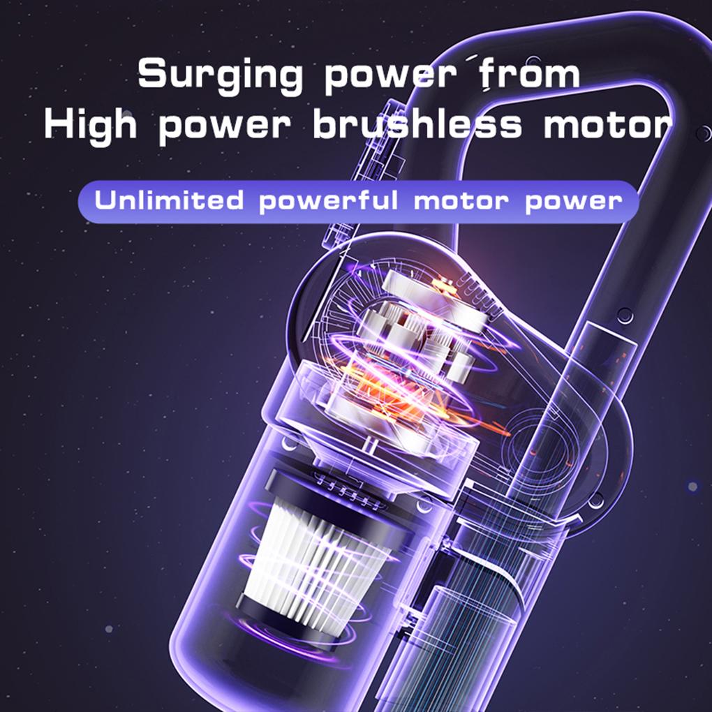 Vacuum Cleaner 15000Pa Vacuum Cleaner Pet Hair For Carpeted Floors 45 Minutes Life Powerful Suction