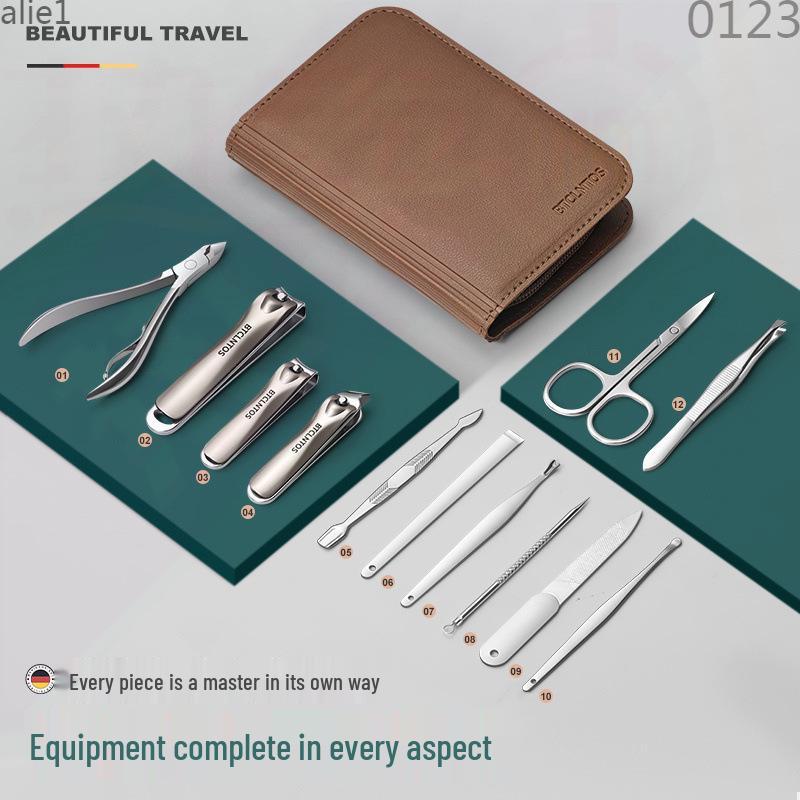 Luxury Men's Multifunctional Nail Clipper & Trimming Set