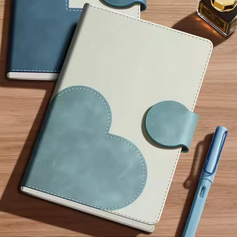 A Ly Arrived A5-Sized 100-Page Color Pu Office Notebook For School Offices With A Magnetic-Enclosed Leather Cover