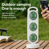 Desktop Fan With Three Air Outlets Usb Charging Adjustable High Wind Power Convenient Cooling Equipment For Outdoor Camping