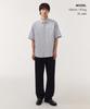 Musinsa Standard Relaxed Oxford Short Sleeve Shirt [Grey]