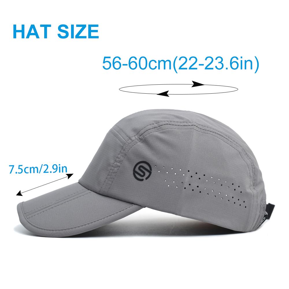Frühling Sommer Outdoor Faltbare Sport Atmungsaktive Baseballkappe Herren Damen Weiche Papa-Hut Verstellbar Lässig Trucker-Stil Niedriges Profil
