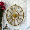 Vintage Clock Iron Gold Wall Clock, Analog, 15 Inch