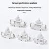 Pneumatic BUC-6-10 Hand Valve 8mm/12mm Air Hose Quick Connect Straight-Through Valve
