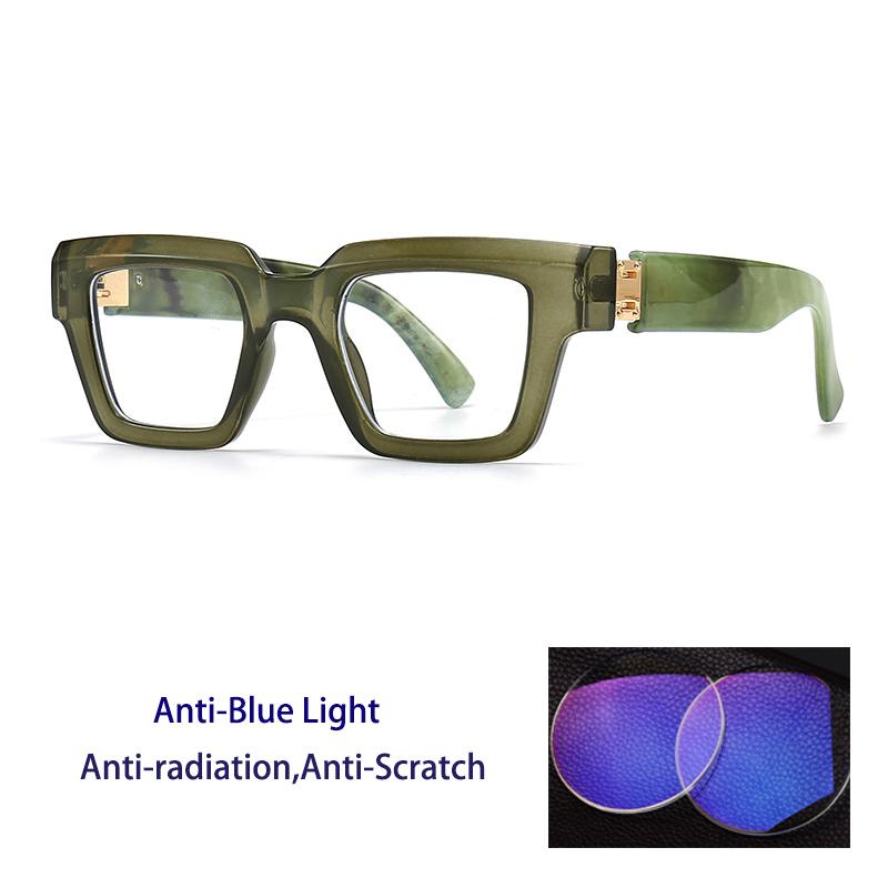Brand Design Retro Reading Glasses for Men Women Fashion Luxury Large Square Presbyopic Eyewear Dioptric 0 to +6 0