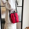 Stylish Japanese Fashion Street Crossbody Bag Small Square Design In Versatile Colors