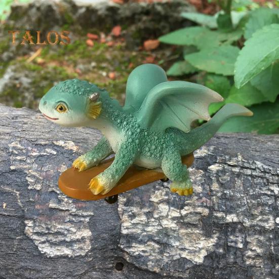 

Фигурка дракона, реалистичный реквизит для фото, гладкий креативный скейтборд, модель динозавра, украшение для стола, товары для дома