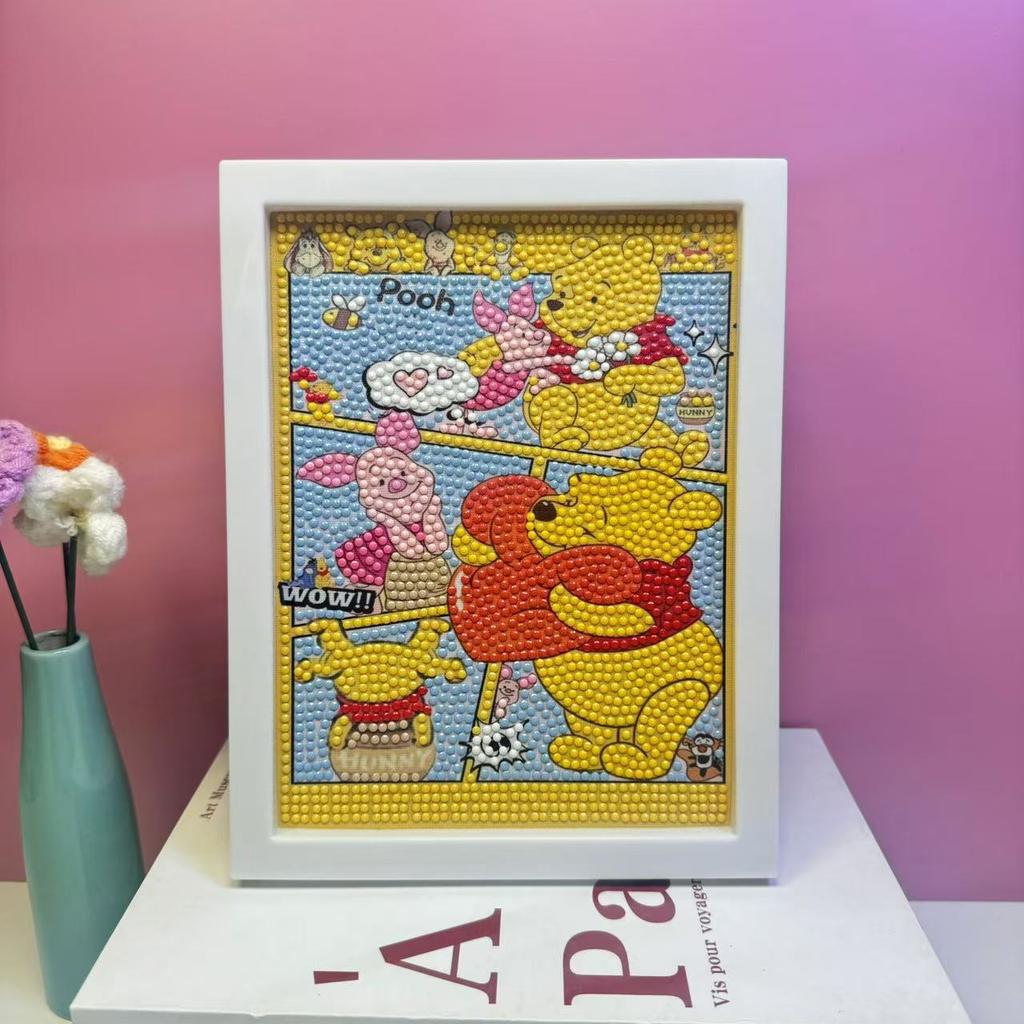 17 * 22Cm Cartoon Diamond Painting Children'S Puzzle Handmade Diy Year Of The Horse Living Room Sticker Decorative Painting