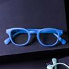 Round Frame Retro Reading Glasses Women Presbyopic Eyeglasses Spring Hinge Readers Fashion Orange Unisex