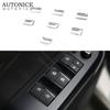 7pcs Window Lift Button Sequ Trim Fit for Toyota Camry Corolla RAV4 Highlander Kluger C-HR CHR Avalon Sienna
