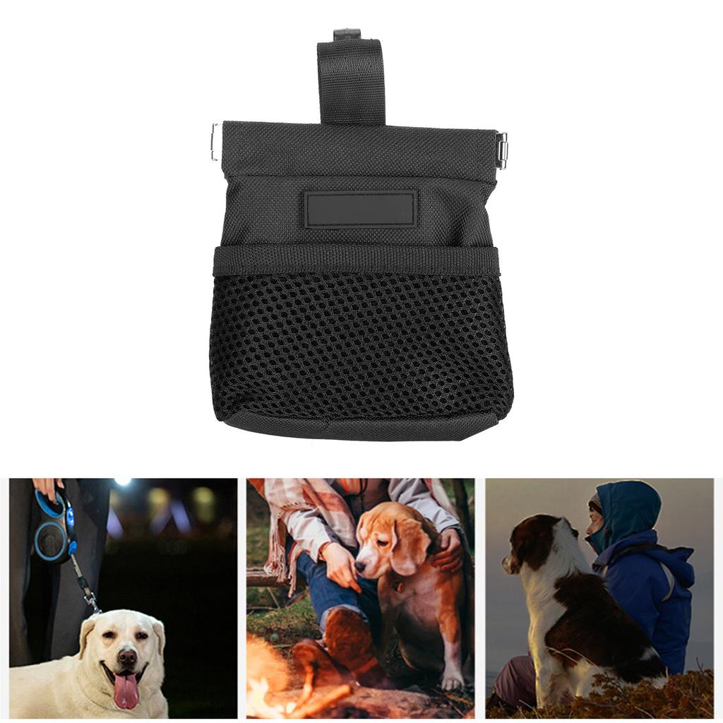 Dog Treat Pouch with Waist Clip Multifunction Large Capacity Dog Treat Training Pouch for Pet Dog Puppy Training
