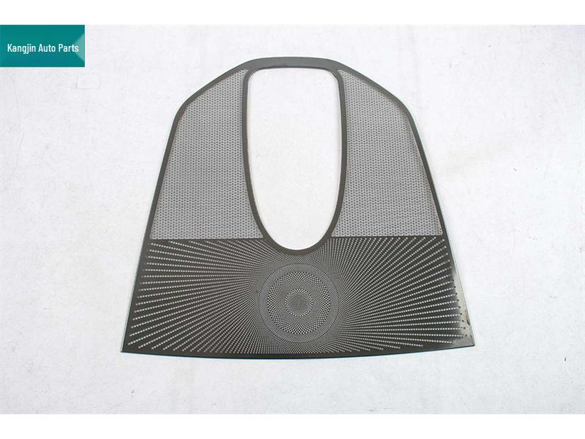 Compatible with Porsche Panamera: Black Titanium Stainless Steel Interior Speaker Grille