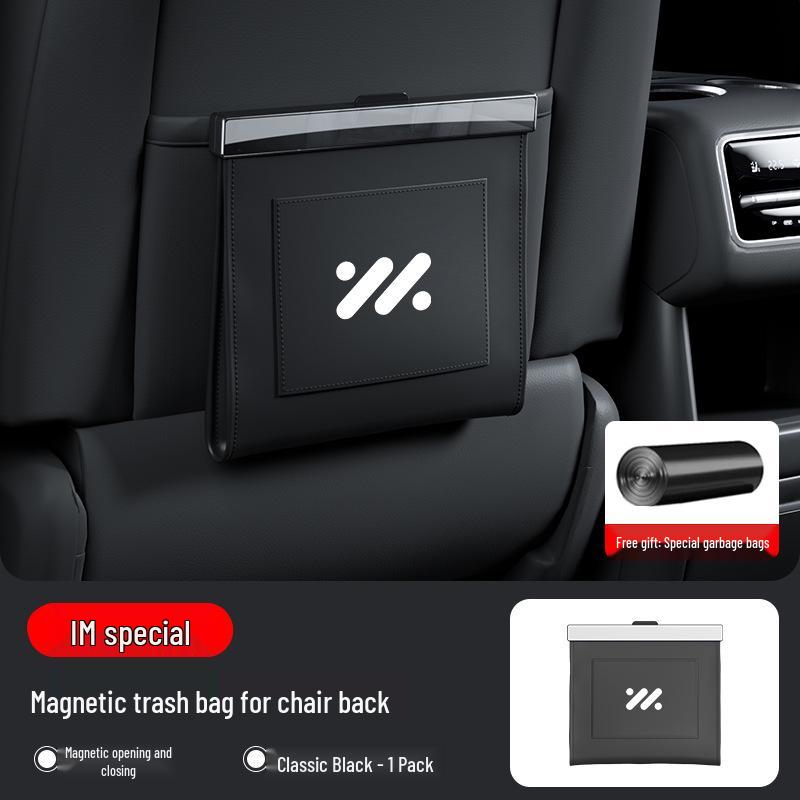 

ZHIJI Car Magnetic Trash Bag & Anti-Kick Storage for LS6/LS7/L6/L7