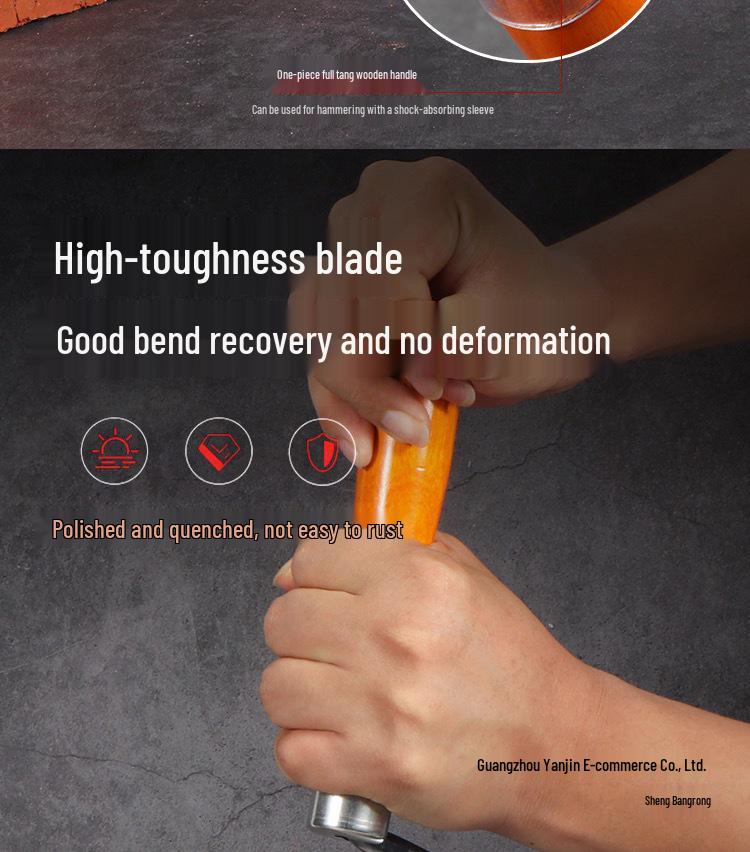 Stainless Steel One-Piece Trowel for Bricklayers and Tilers