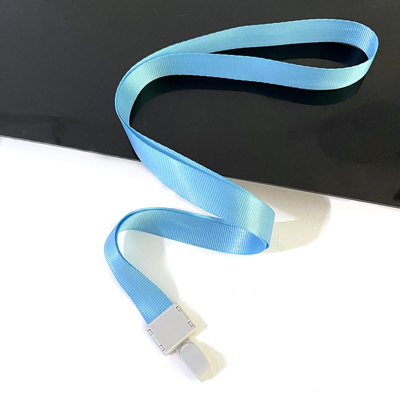 Plastic Double Sided Transparent Employees Work School Credential Badge Office Pass Id Card Holder Accessories Lanyard Decor