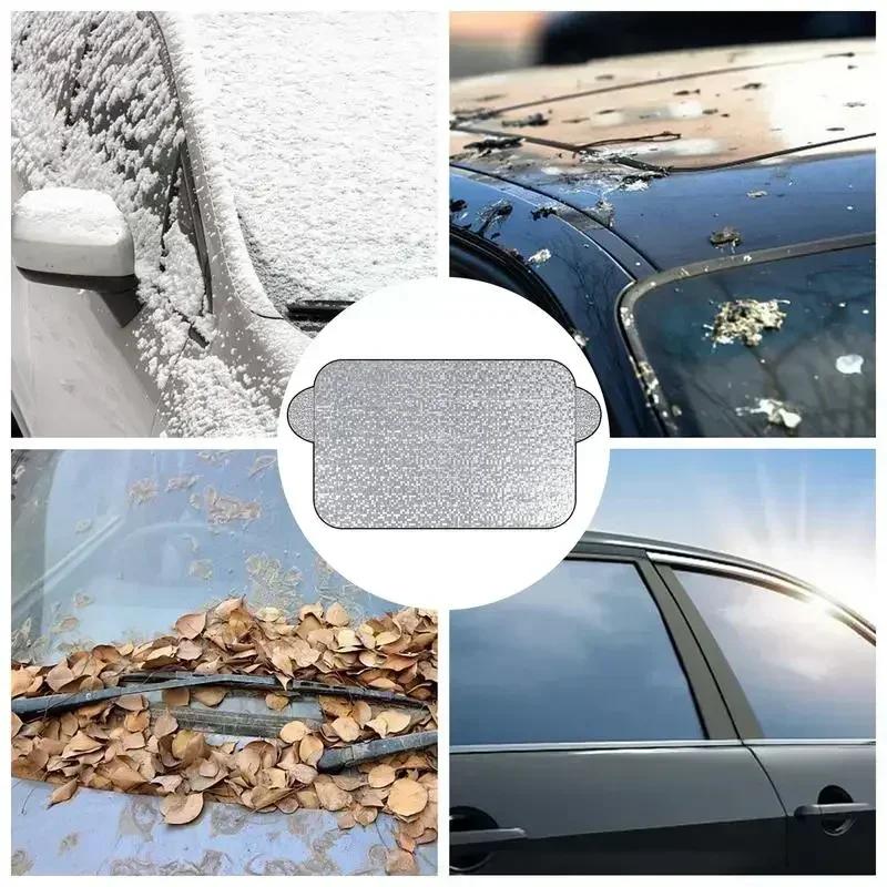 Universal Sunshade Cover Car Windshield Snow Sun Shade Waterproof Protector Cover Car Front Windscreen Cover