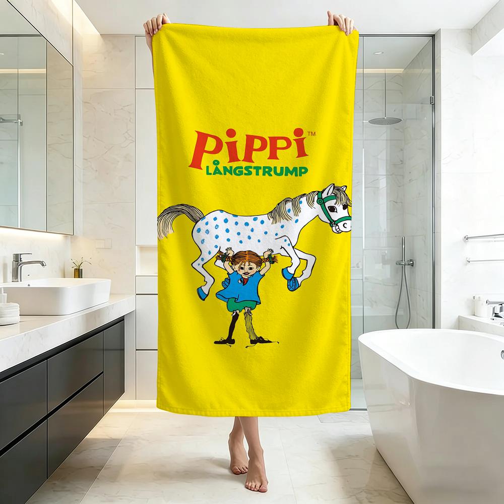 Brave-Pippi LangstrømpeS Håndklæde Femstjernet Hotelkvalitet Miljøvenlige Ultra Bløde Tykke Håndklæder & Strandhåndklæder
