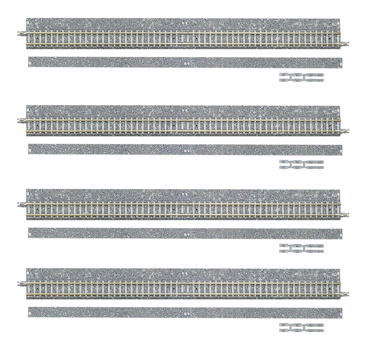 

TOMIX N Gauge 1767 Wide PC Rail of S280-WP (F) (for Turnout) (Set 4)