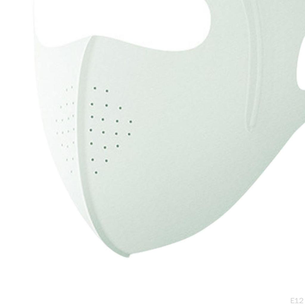 Cooling Face Cover Mask with Adjustable Ear Loops Breathable Sun Protection for Shopping