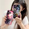 Demon Slayer Daki Gyutaro Phone Case for iPhone 16 15 14 13 12 11 X XR XS 8 7 Pro Max Plus Mini Black Cover Cellphones Pretty