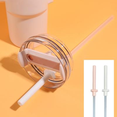 1 Set Cannucce in Silicone Universali Resistenti al Calore Cannucce Lunghe Durevoli Riutilizzabili Beccuccio per Tazze da 30oz e 40oz