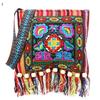 1Pc Crossbody Bag Embroidered Women's Bag Ethnic Style Bag Versatile Crossbody Bohemian Embroidered Fringed Hanfu Bag