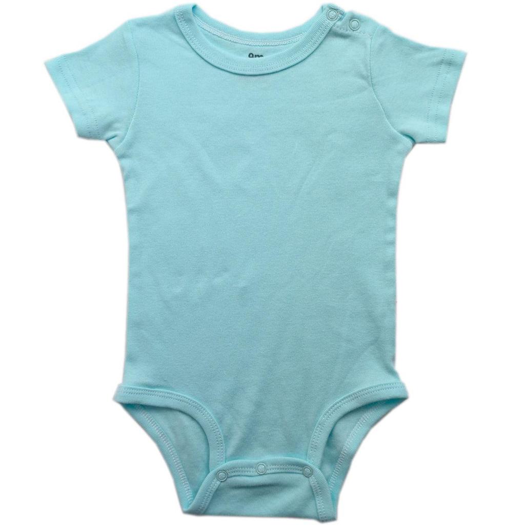 Tutina in Cotone a Costine con Bottoni sulla Spalla per Neonati - Monopezzo a Manica Corta per Bambini e Toddler