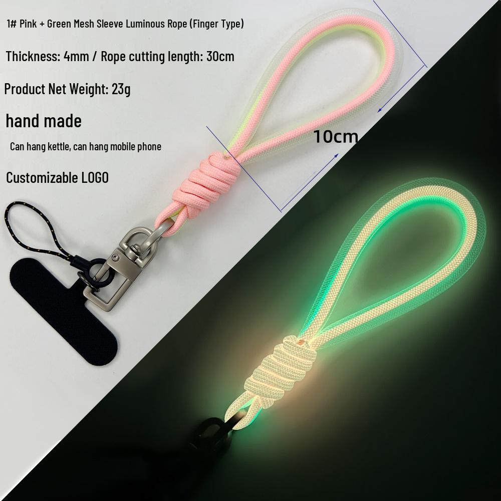 Luminous Waterproof Phone & Bottle Lanyard with Detachable Clip and Camera Strap