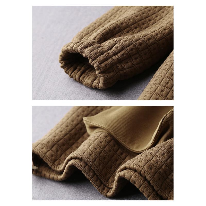 Damtröja Höst och vinter Nytt mode koreanskt temperament Färg Kollision Skarvning Huvtröja med dragkedja Kvinna