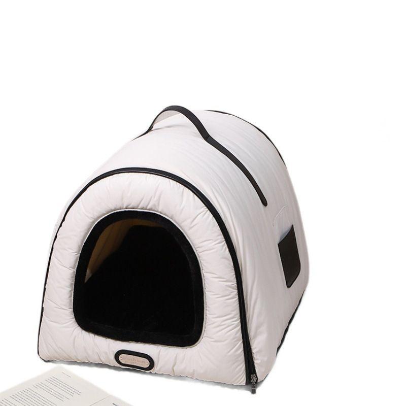 New Pet Nest Is Convenient for Going Out, Portable Zipper Model, Cat Warm House, Winter Cold-proof Dog Cage Cat House
