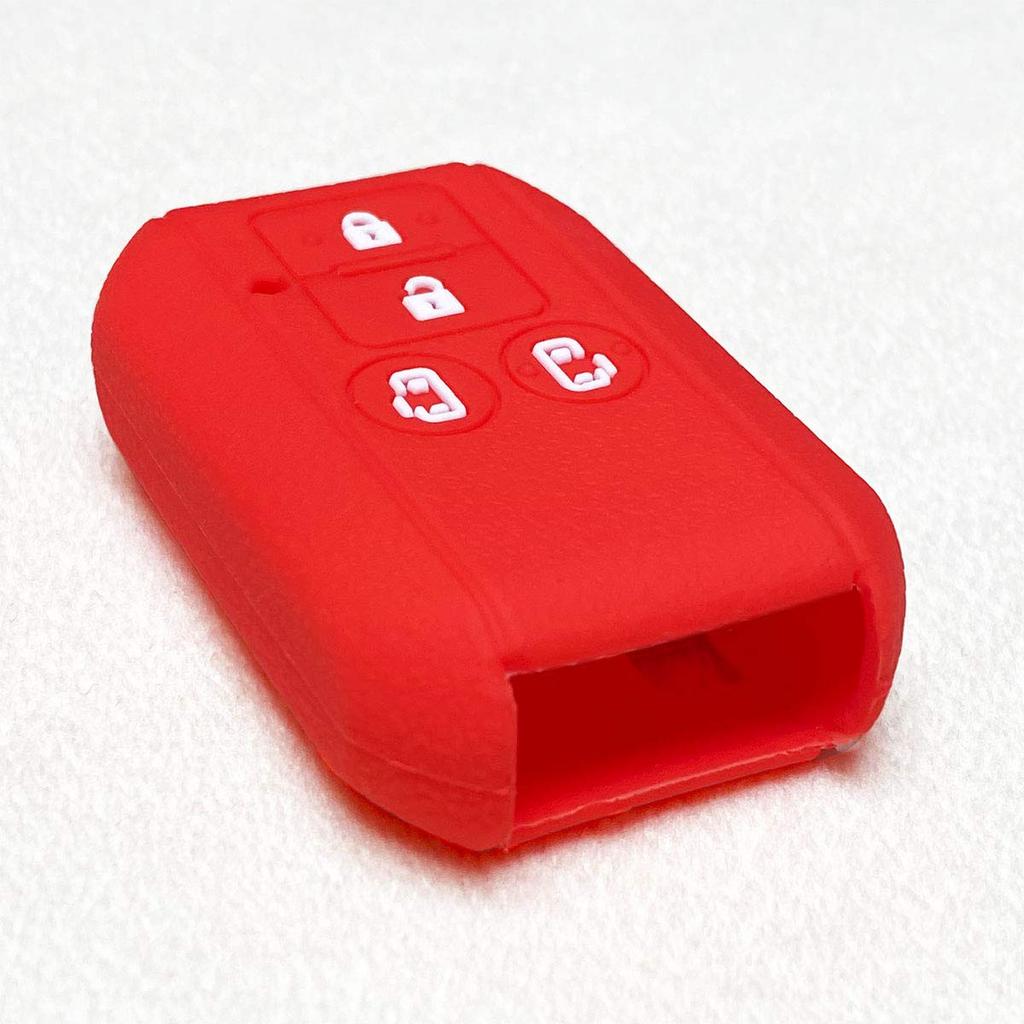 IKT Smart Key Silicone Cover for Suzuki/Mazda Cars, 4 Buttons, Red, Spacia, Spacia Custom,