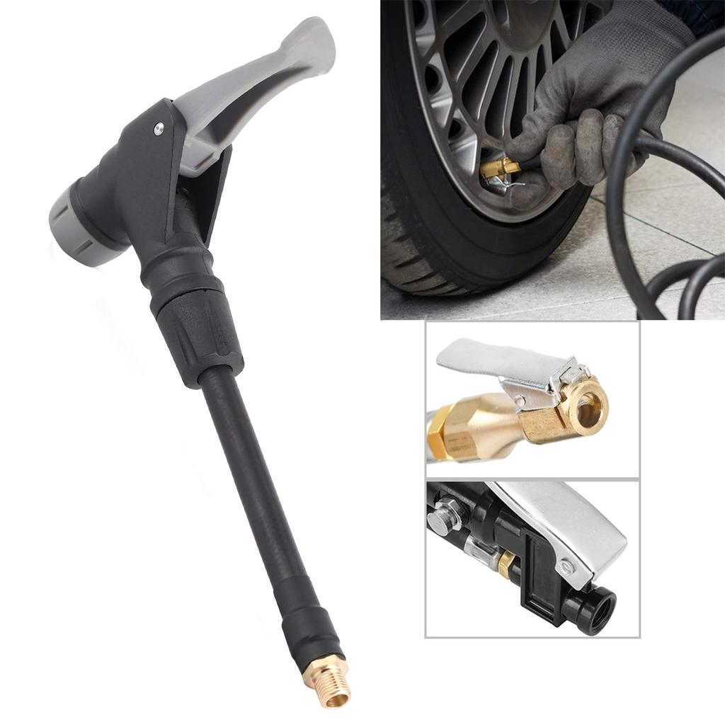 Tire Inflator Hose Adapter 2 in 1 Car Tire Inflator Hose Adapter Air Chuck
