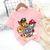 Paw Patrols Baby TShirt Girls  Boys Clothes Cartoon Anime Chase Skye Figure Printed Toddler Tops Summer Clothes Gift