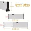 2pcs Drawer Dividers, Expandable Dividers for Easy Storage and Organization Ideal for Kitchen Utensils and Bedroom Clothing, Closet Organizer Storage