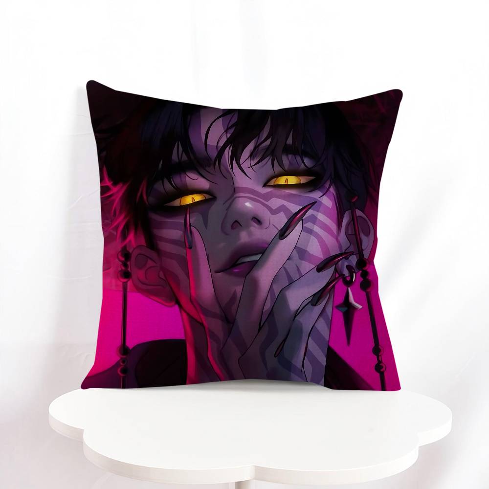 Demon Hunters Personalized Pillow Cover Kids Bedroom Wild Party Decor Pillowcase Kid Birthday Shower Gift