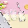Bear Cartoon Acrylic Card Holder Rabbit Lanyard Bus Card Box Cute Rabbit Card Case  Outdoor