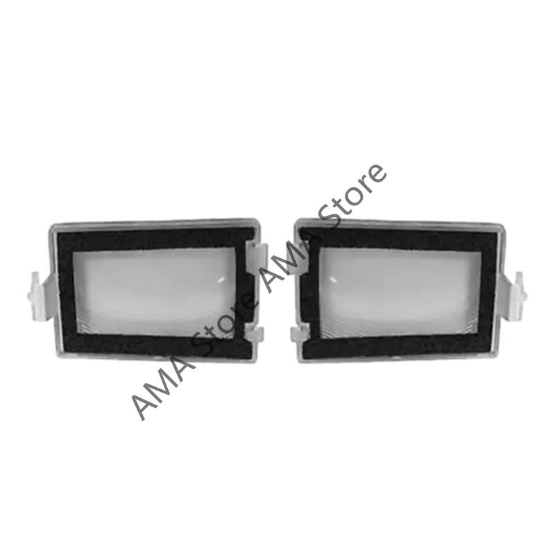 

X7JF Rear License Plate Lamp Cover Precise Fit High Brightness IP67 Waterproof Polycarbonate Housing 68020954AB 68020955AB белый