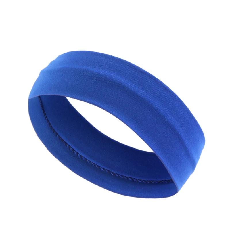 2023 Women Running Yoga Elastic Turban Summer Sports Fitness Headbands For Women Simple Elastic Sweatband Headwrap Wholesale
